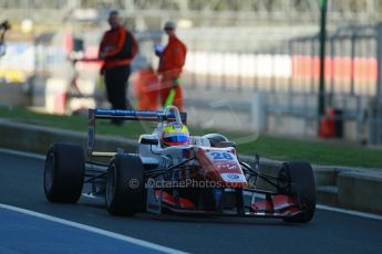 World © Octane Photographic Ltd. FIA European F3 Championship, Silverstone, UK, April 18th 2014 practice sessions. Carlin – Dallara F312 Volkswagen – Jake Dennis. Digital Ref : 0906lb1d0564