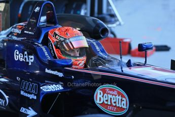 World © Octane Photographic Ltd. FIA European F3 Championship, Silverstone, UK, April 18th 2014 practice sessions. EuroInternational – Dallara F312 Mercedes – Michele Beretta. Digital Ref : 0906lb1d5333