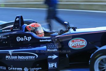 World © Octane Photographic Ltd. FIA European F3 Championship, Silverstone, UK, April 18th 2014 practice sessions. EuroInternational – Dallara F312 Mercedes – Michele Beretta. Digital Ref : 0906lb1d5337