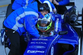 World © Octane Photographic Ltd. FIA European F3 Championship, Silverstone, UK, April 18th 2014 practice sessions. Carlin – Dallara F312 Volkswagen – Jordan King. Digital Ref : 0906lb1d5526