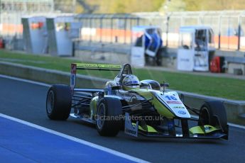 World © Octane Photographic Ltd. FIA European F3 Championship, Silverstone, UK, April 18th 2014 practice sessions. Van Amersfoort Racing – Dallara F312 Volkswagen – Gustavo Menezes. Digital Ref : 0906lb1d5617