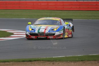 World © Octane Photographic Ltd. FIA World Endurance Championship (WEC), 6 Hours of Silverstone Free Practice 1, UK, Friday 10th April 2015. AF Corse – Ferrari F458 Italia GT2 - LMGTE Pro – Davide Rigon and James Calado. Digital Ref : 1219LB1D5492