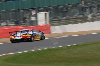 World © Octane Photographic Ltd. FIA World Endurance Championship (WEC), 6 Hours of Silverstone Free Practice 1, UK, Friday 10th April 2015. AF Corse – Ferrari F458 Italia GT2 - LMGTE Pro – Gianmaria Bruni and Toni Vilander. Digital Ref : 1219LB1D5767