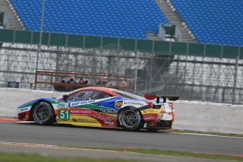 World © Octane Photographic Ltd. FIA World Endurance Championship (WEC), 6 Hours of Silverstone Free Practice 1, UK, Friday 10th April 2015. AF Corse – Ferrari F458 Italia GT2 - LMGTE Pro – Gianmaria Bruni and Toni Vilander. Digital Ref : 1219LB1D5929