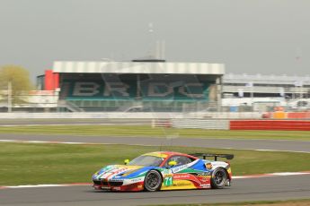 World © Octane Photographic Ltd. FIA World Endurance Championship (WEC), 6 Hours of Silverstone Free Practice 1, UK, Friday 10th April 2015. AF Corse – Ferrari F458 Italia GT2 - LMGTE Pro – Davide Rigon and James Calado. Digital Ref : 1219LW1L9697