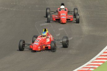 World © Octane Photographic Ltd. British Formula Ford – Brands Hatch, September 2nd 2011. Cliff Dempsey Racing - Neil Alberico and Jamun Racing - Chrissy Palmer. Digital Ref : 0875cb1d1447
