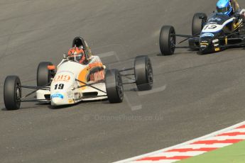 World © Octane Photographic Ltd. British Formula Ford – Brands Hatch, September 2nd 2011. JTR - Dan de Zille and Rendez-Vous Racing / Enigma Motorsport - Philippe Layac. Digital Ref : 0875cb1d1531