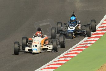 World © Octane Photographic Ltd. British Formula Ford – Brands Hatch, September 2nd 2011. JTR - Dan de Zille and Rendez-Vous Racing / Enigma Motorsport - Philippe Layac. Digital Ref : 0875cb1d1560