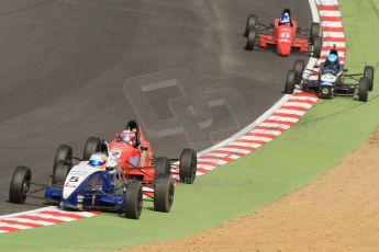 World © Octane Photographic Ltd. British Formula Ford – Brands Hatch, September 2nd 2011. Fluid Motorsport - Matt Parry, Jamun Racing - Scott Malvern, Rendez-Vous Racing / Enigma Motorsport - Philippe Layac and Jamun Racing - Jeroen Slaghekke. Digital Ref : 0875cb7d1585