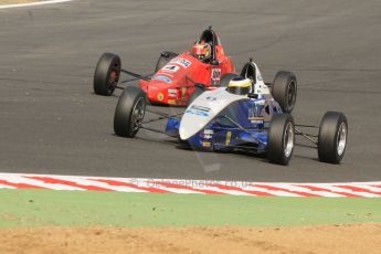 World © Octane Photographic Ltd. British Formula Ford – Brands Hatch, September 2nd 2011. Fluid Motorsport - Matt Rao and Jamun Racing - Spike Goddard. Digital Ref : 0875cb7d1591