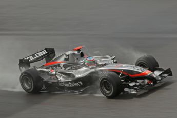 World © Octane Photographic 2010. 2010 GP2 - Belgian GP. Friday 27th August 2010. Scuderia Coloni - Álvaro Parente. Digital Ref : 0016CB1D1038