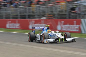 World © Octane Photographic Ltd. GP2 Spanish GP, Circuit de Catalunya, Friday 10th May 2013. Practice. Digital Ref : 0660cb1d0149