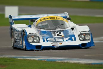 © Octane Photographic Ltd. 2012 Donington Historic Festival. Group C sportscars, qualifying. Porsche 956 - Russel Kempnich. Digital Ref : 0320cb1d8711