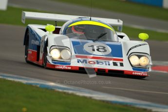 © Octane Photographic Ltd. 2012 Donington Historic Festival. Group C sportscars, qualifying. Aston Martin AMR1 - Andy Meyrick. Digital Ref : 0320cb1d8716