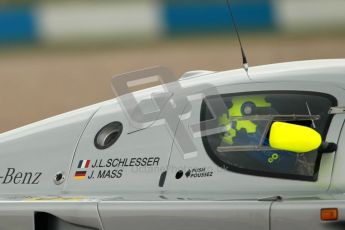 © Octane Photographic Ltd. 2012 Donington Historic Festival. Group C sportscars, qualifying. Sauber C9 - Gareth Evans. Digital Ref : 0320cb1d8728