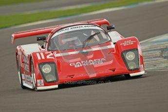 © Octane Photographic Ltd. 2012 Donington Historic Festival. Group C sportscars, qualifying. Tiga GT287 - Jonathan Fay. Digital Ref : 0320cb1d8894