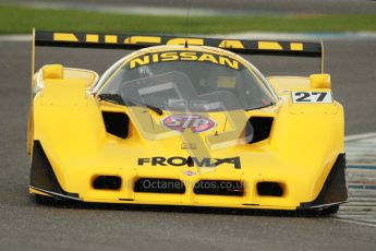 © Octane Photographic Ltd. 2012 Donington Historic Festival. Group C sportscars, qualifying. Nissan R90 CK - Steve Tandy. Digital Ref : 0320cb1d8918