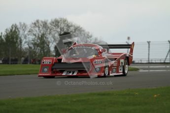 © Octane Photographic Ltd. 2012 Donington Historic Festival. Group C sportscars, qualifying. Veskanda - Paul Stubber. Digital Ref : 0320lw7d9673