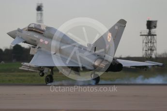World © Octane Photographic Ltd. RAF Coningsby, 9th December 2015. Eurofighter Typhoon. Digital Ref :