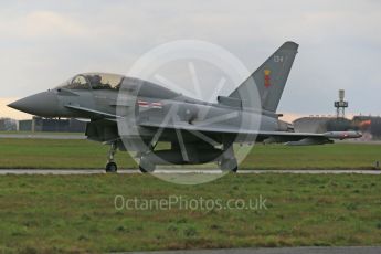 World © Octane Photographic Ltd. January 12th 2016 RAF Coningsby. Eurofighter Typhoon. Digital Ref :