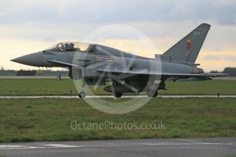 World © Octane Photographic Ltd. January 12th 2016 RAF Coningsby. Eurofighter Typhoon. Digital Ref :