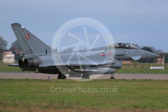 World © Octane Photographic Ltd. January 12th 2016 RAF Coningsby. Eurofighter Typhoon. Digital Ref :