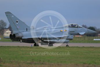 World © Octane Photographic Ltd. January 12th 2016 RAF Coningsby. Eurofighter Typhoon. Digital Ref :