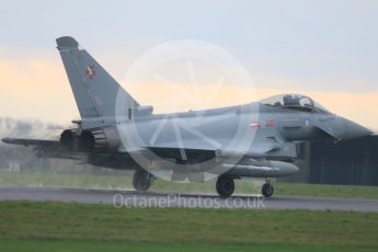 World © Octane Photographic Ltd. January 12th 2016 RAF Coningsby. Eurofighter Typhoon. Digital Ref :