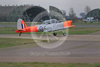 World © Octane Photographic Ltd. November 23rd 2015. Flt.Lt. Andy Preece "1st Chipmunk Solo", de Havilland Chipmunk T.10 WK518. RAF Coningsby. Digital Ref :1470CB1D4343