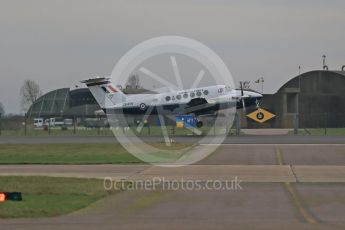 World © Octane Photographic Ltd. November 23rd 2015. Beechcraft King Air 45 (R) Sqn ZK456 "P". RAF Coningsby. Digital Ref :1470CB1D4545