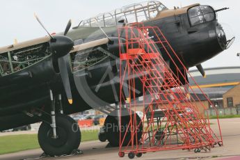 World © Octane Photographic Ltd. October 6th 2015. RAF Coningsby. Battle of Britain Memorial Flight (BBMF) Lancaster Mk.III "Thumper" PA474. Digital Ref :  1454CB1D6458