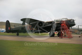 World © Octane Photographic Ltd. October 6th 2015. RAF Coningsby. Battle of Britain Memorial Flight (BBMF) Lancaster Mk.III "Thumper" PA474. Digital Ref :  1454CB1D6460