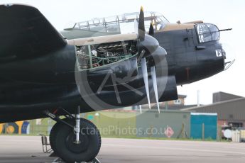 World © Octane Photographic Ltd. October 6th 2015. RAF Coningsby. Battle of Britain Memorial Flight (BBMF) Lancaster Mk.III "Thumper" PA474. Digital Ref :  1454CB1D6472