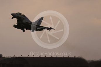 World © Octane Photographic Ltd. October 6th 2015. RAF Coningsby. Eurofighter Typhoon T.3 ZK318 "EX", 6Sqn. Digital Ref :  1454CB1D6906