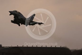 World © Octane Photographic Ltd. October 6th 2015. RAF Coningsby. Eurofighter Typhoon T.3 ZK318 "EX", 6Sqn. Digital Ref : 1454CB1D6906
