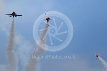 World © Octane Photographic Ltd. Red Arrows pre-season practice. RAF Scampton, 12th January 2016. BAe Hawk T1A