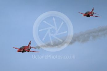 World © Octane Photographic Ltd. Red Arrows pre-season practice. RAF Scampton, 12th January 2016. BAe Hawk T1A