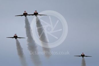 World © Octane Photographic Ltd. Red Arrows pre-season practice. RAF Scampton, 12th January 2016. BAe Hawk T1A