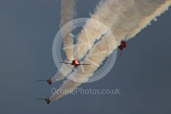World © Octane Photographic Ltd. Red Arrows pre-season practice. RAF Scampton, 12th January 2016. BAe Hawk T1A