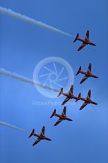 World © Octane Photographic Ltd. Red Arrows pre-season practice. RAF Scampton, 12th January 2016. BAe Hawk T1A