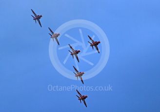 World © Octane Photographic Ltd. Red Arrows pre-season practice. RAF Scampton, 12th January 2016. BAe Hawk T1A