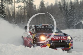 © North One Sport Limited 2011/Octane Photographic Ltd. 2011 WRC Sweden SS16 Torntorp I, Sunday 13th February 2011, Sebastien Loeb/Daniel Elena, Citroen DS3 WRC. Digital ref : 0156CB1D9312