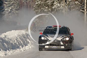 © North One Sport Limited 2011/Octane Photographic Ltd. 2011 WRC Sweden SS19 Torntorp II, Sunday 13th February 2011, Kimi Raikkonen/Kaj Lindstrom, Citroen DS3 WRC. Digital ref : 0155CB1D9527