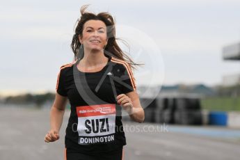 World © Octane Photographic Ltd. 5th February 2016 – Donington Park Racetrack. Suzi Perry launches the 2016 Donington Park Summer Running Festival. Digital Ref : 1500CB1D0275