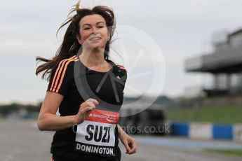 World © Octane Photographic Ltd. 5th February 2016 – Donington Park Racetrack. Suzi Perry launches the 2016 Donington Park Summer Running Festival. Digital Ref : 1500CB1D0277