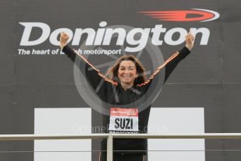 World © Octane Photographic Ltd. 5th February 2016 – Donington Park Racetrack. Suzi Perry launches the 2016 Donington Park Summer Running Festival. Digital Ref : 1500CB1D0294