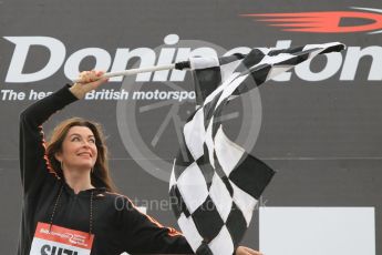 World © Octane Photographic Ltd. 5th February 2016 – Donington Park Racetrack. Suzi Perry launches the 2016 Donington Park Summer Running Festival. Digital Ref : 1500CB1D0422