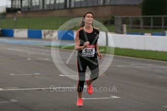 World © Octane Photographic Ltd. 5th February 2016 – Donington Park Racetrack. Suzi Perry launches the 2016 Donington Park Summer Running Festival. Digital Ref : 1500LB1D6576