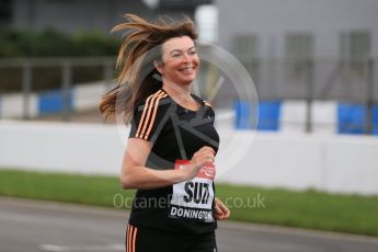 World © Octane Photographic Ltd. 5th February 2016 – Donington Park Racetrack. Suzi Perry launches the 2016 Donington Park Summer Running Festival. Digital Ref : 1500LB1D6585