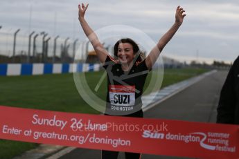 World © Octane Photographic Ltd. 5th February 2016 – Donington Park Racetrack. Suzi Perry launches the 2016 Donington Park Summer Running Festival. Digital Ref : 1500LB1D6629